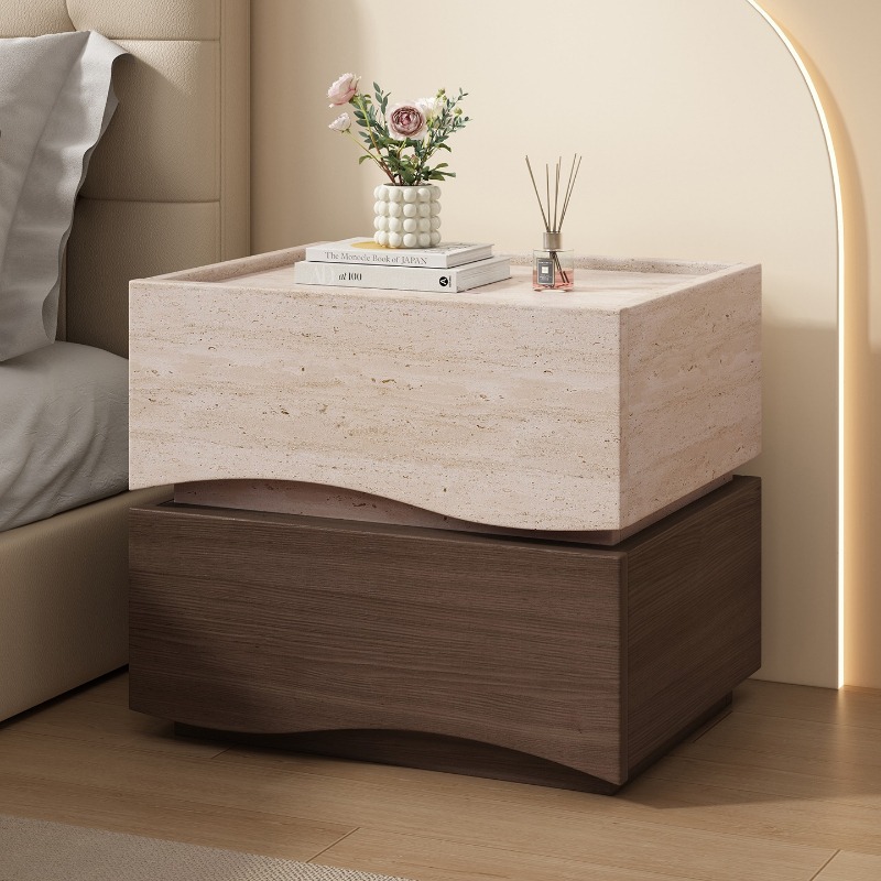 Smart Home Interior - Italian style smart lock Nightstand light