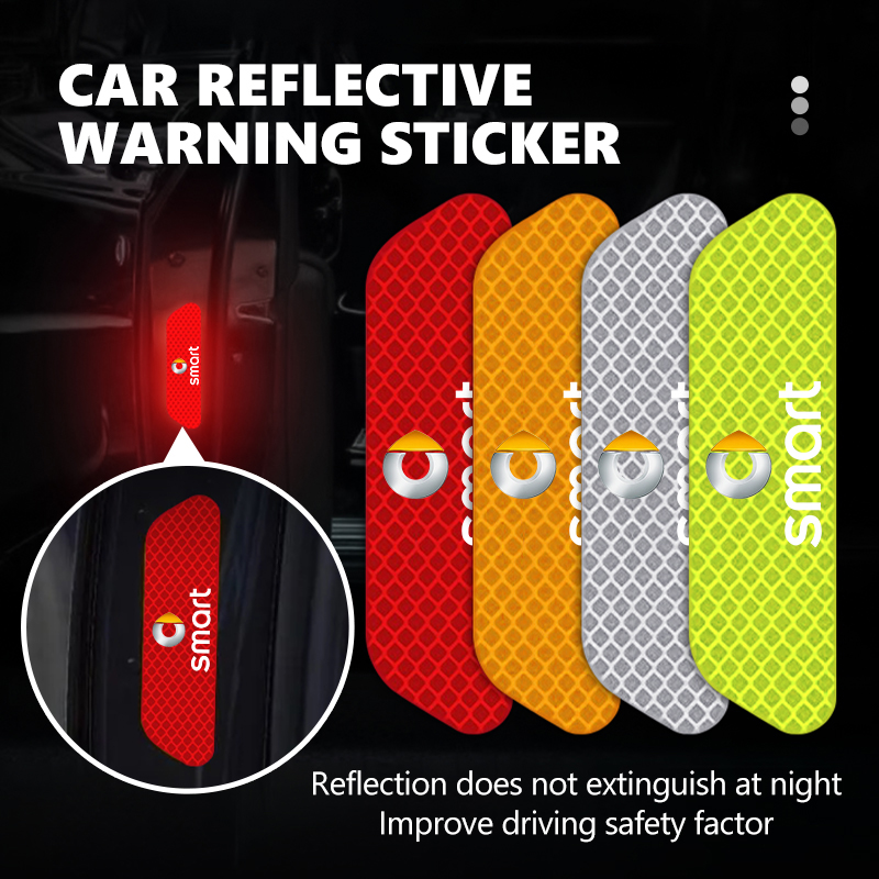 Smart Home Logo - Car Door Stickers DIY Reflective Tape
