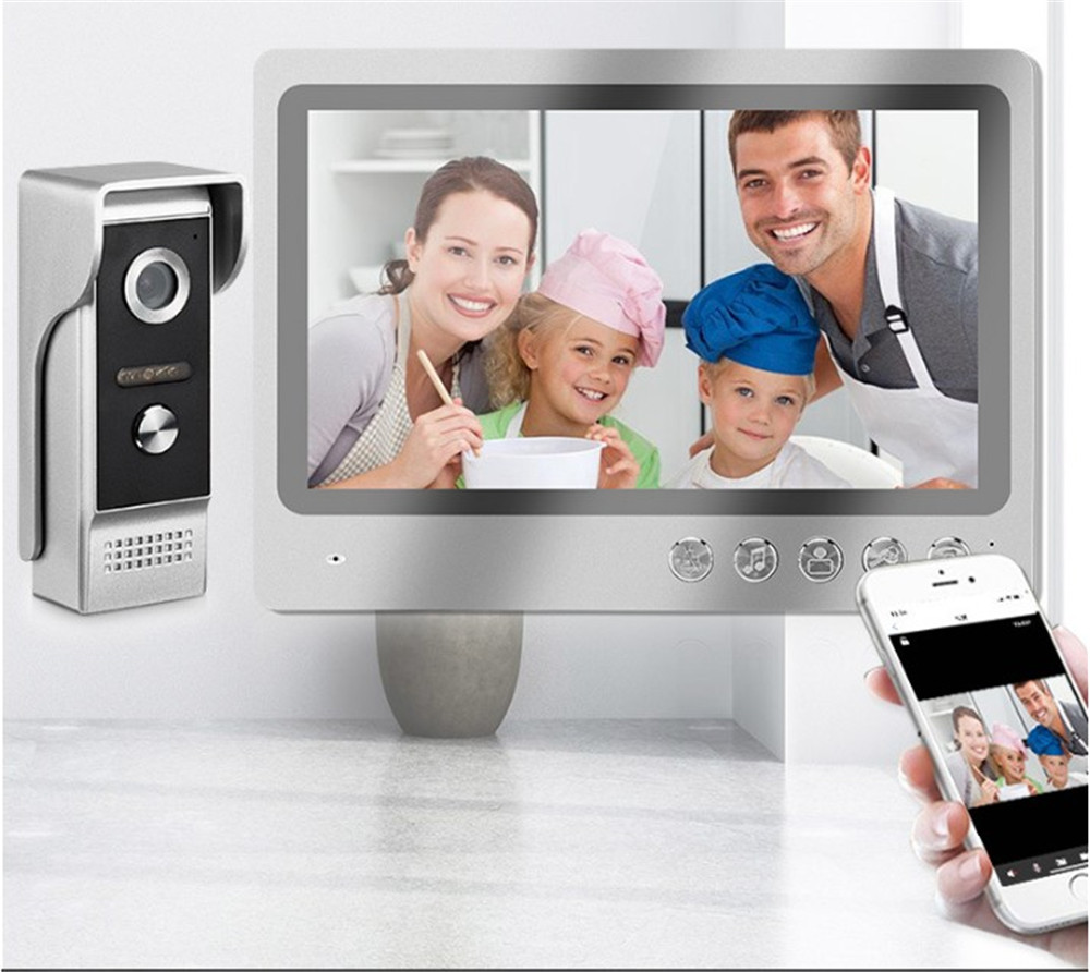 Wifi Doorbell Camera - 9Inch HD Screen Tuya APP Wired