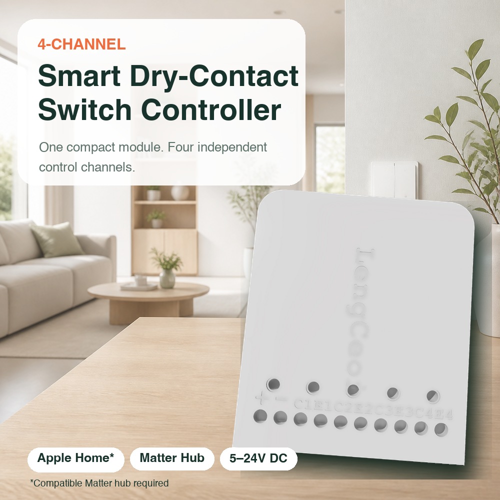 Smart Home Hub Samsung - 4CH Smart Dry Contact Switch Controller