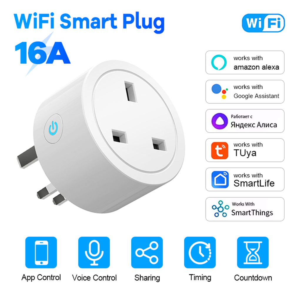 Smart Home Energy Monitor - WiFi Smart Plug 16A UK Socket