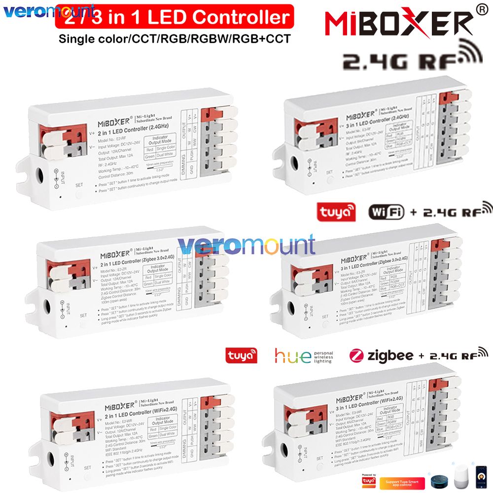 Wifi Led Dimmer - MiBoxer 3in1 2in1 LED Controller Zigbee+2.4G