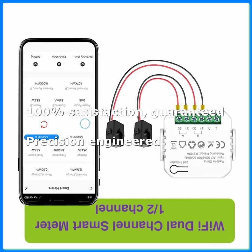 Smart Home Wifi - Tuya Wifi Smart Power Meter with