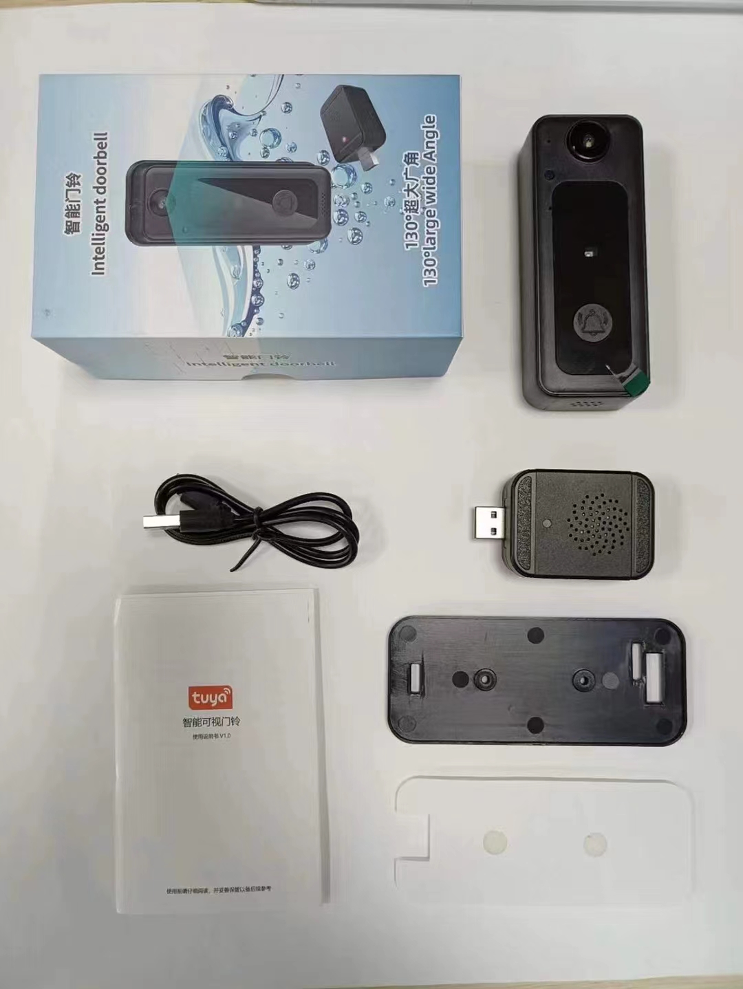 Wifi Doorbell Camera - 720P Tuya APP Wireless WIFI IP