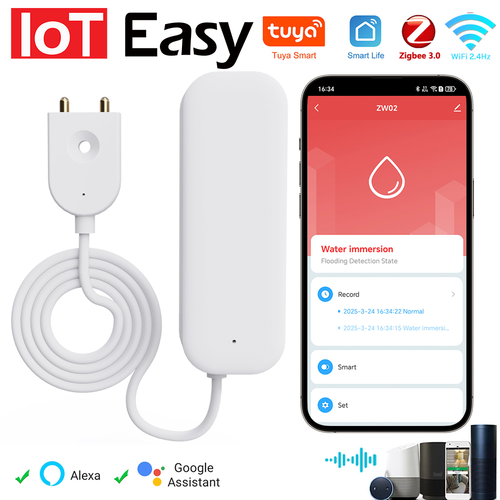 Smart Home Blog - Tuya WiFi ZigBee Water Sensor Leakage