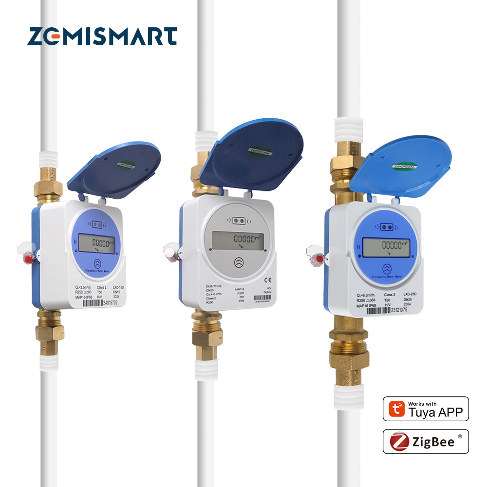 Smart Home Energy Monitor - Zemismart Zigbee Smart Ultrasonic Water Meter