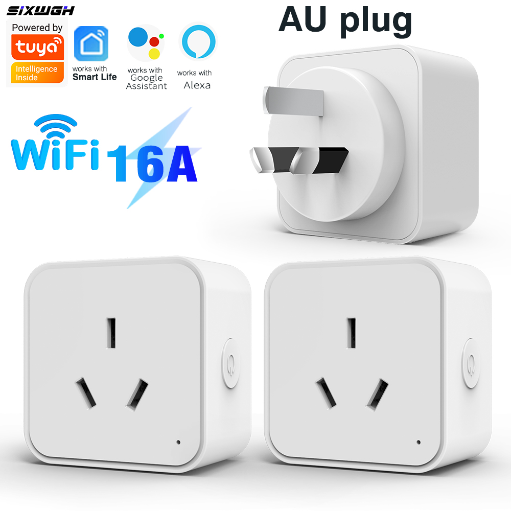 Smart Home Energy Monitor - WiFi Tuya AU Plug Smart Socket,