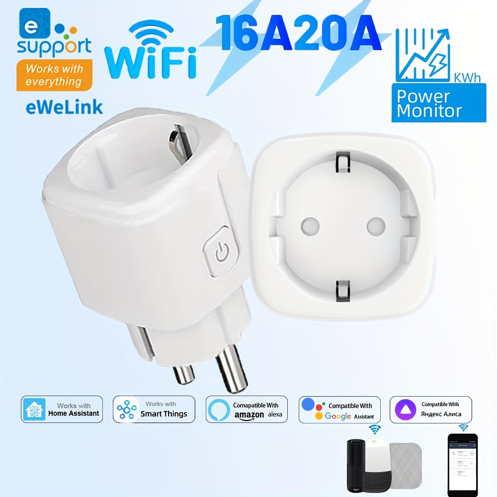Smart Wall Socket - EWeLink Smart WiFi Socket EU Remote