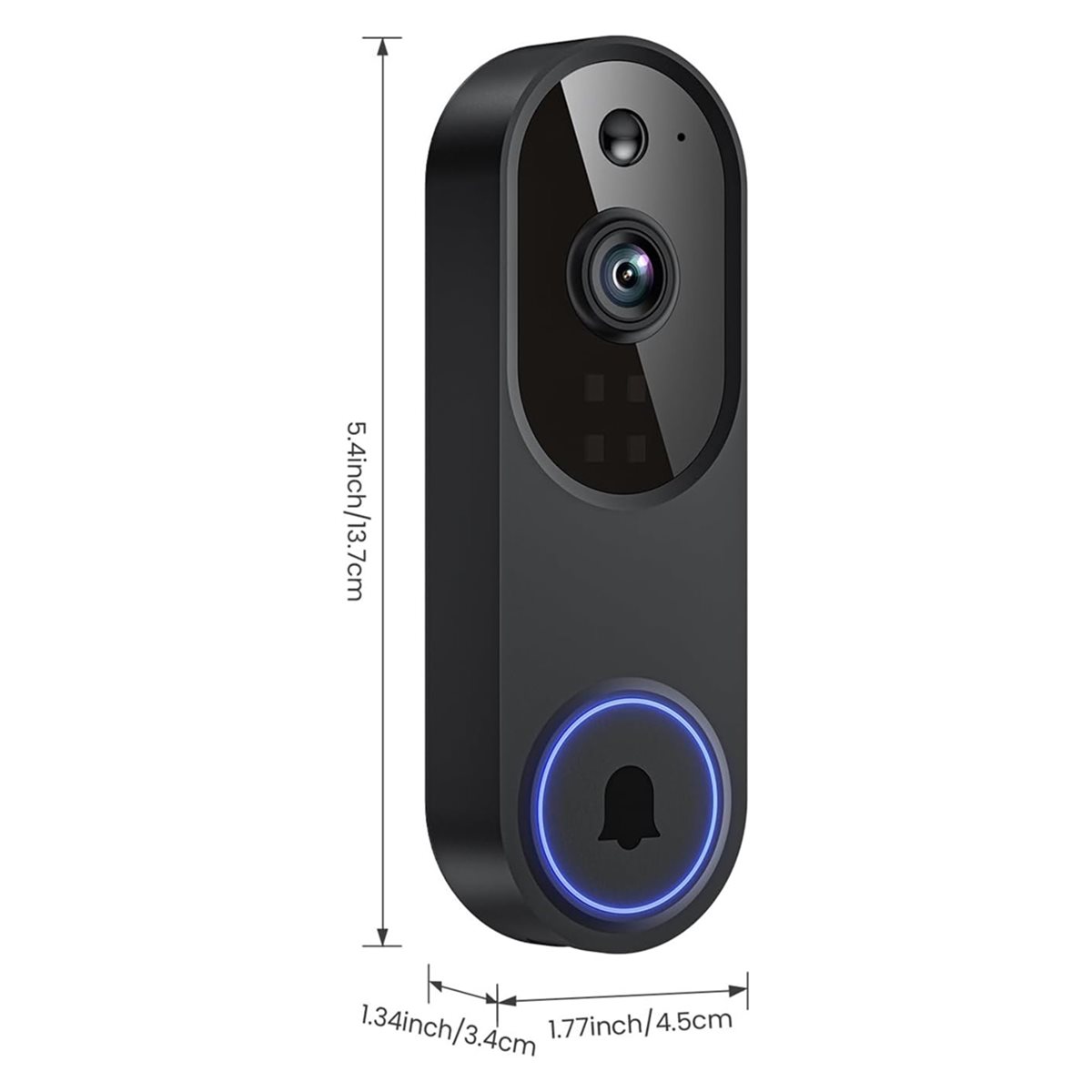 DTC5 Wireless Wi-Fi Video Door - Wifi Doorbell Camera review and price