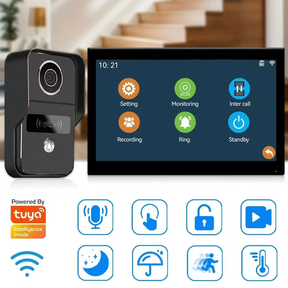 7Inch IPS Screen 2MP  Tuya APP - Wifi Doorbell Camera review and price
