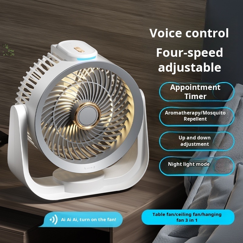 Smart Desk Fan Voice Activated - Smart Home Ventilation review and price