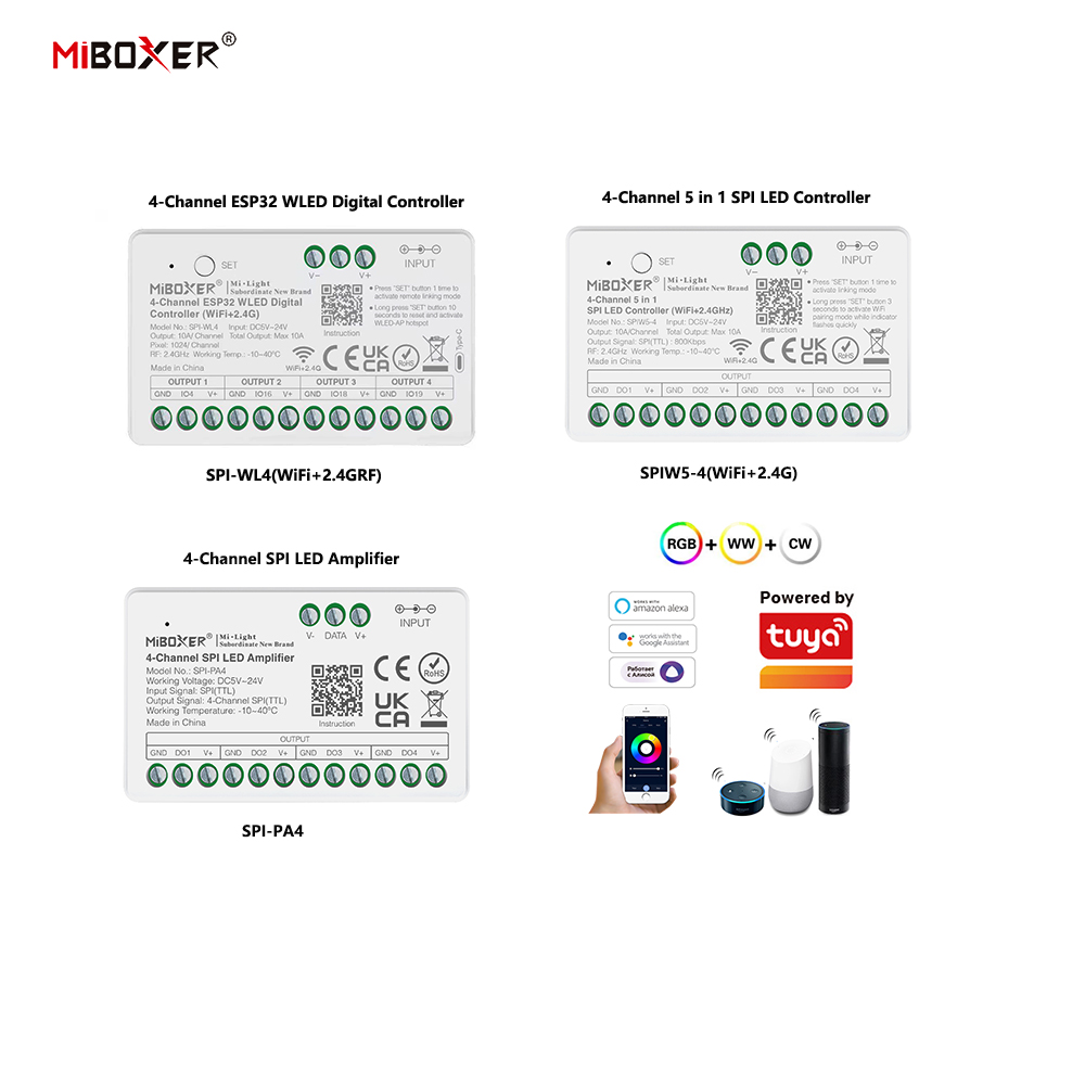 Miboxer SPIW5-4 5in1 SPI LED C - Wifi Led Dimmer review and price