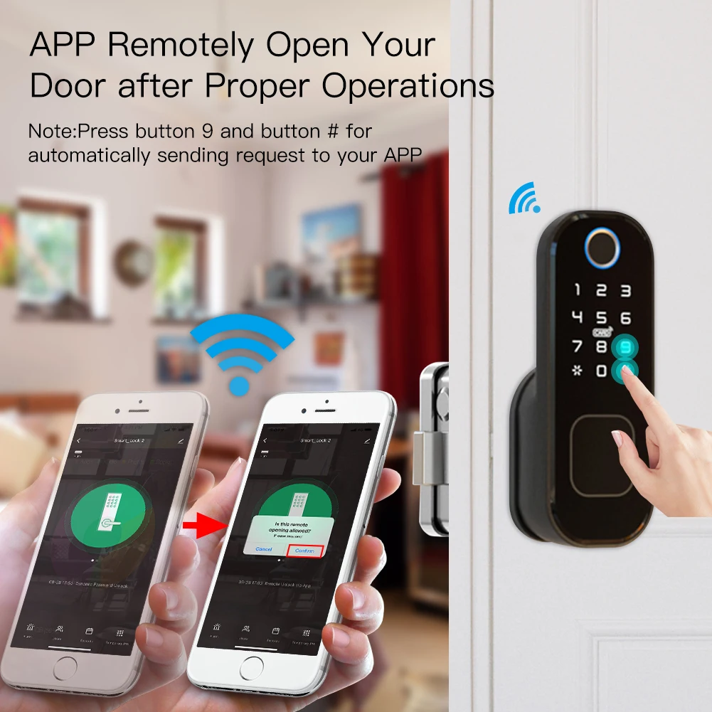 MOES WiFi Tuya Smart Lock Door - Smart Home Blog review and price