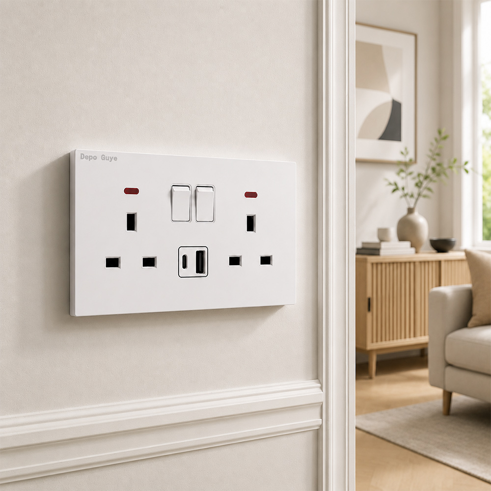 UK Standard Power Socket 13A Q - Smart Wall Socket review and price
