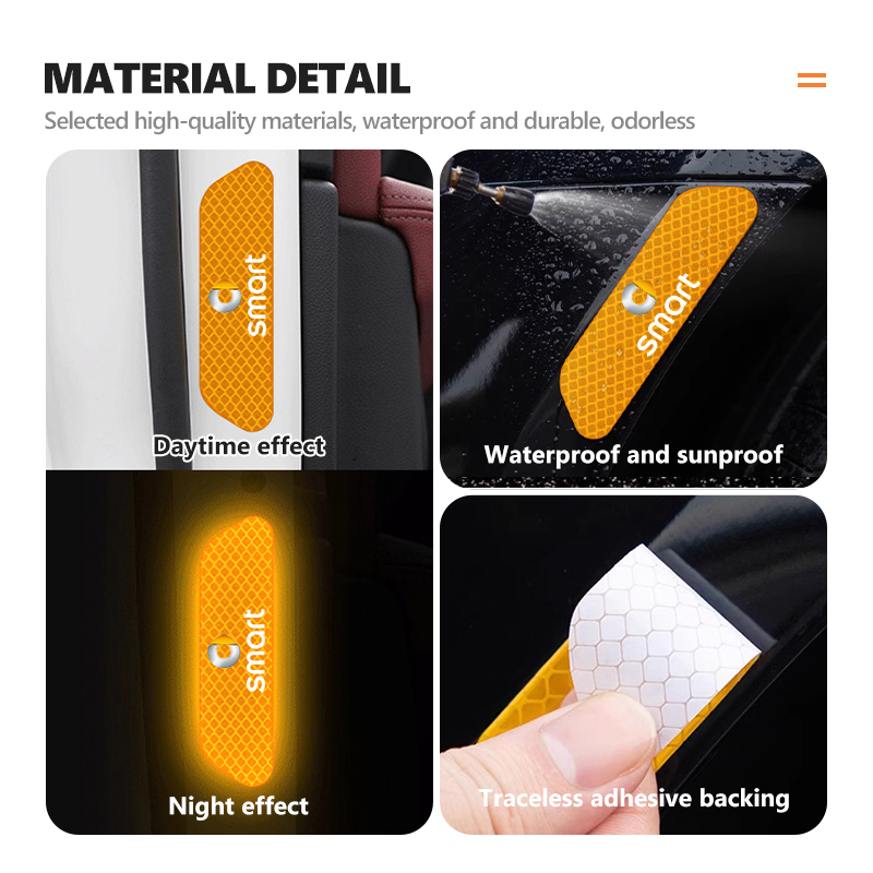Car Door Stickers DIY Reflecti - Smart Home Logo review and price