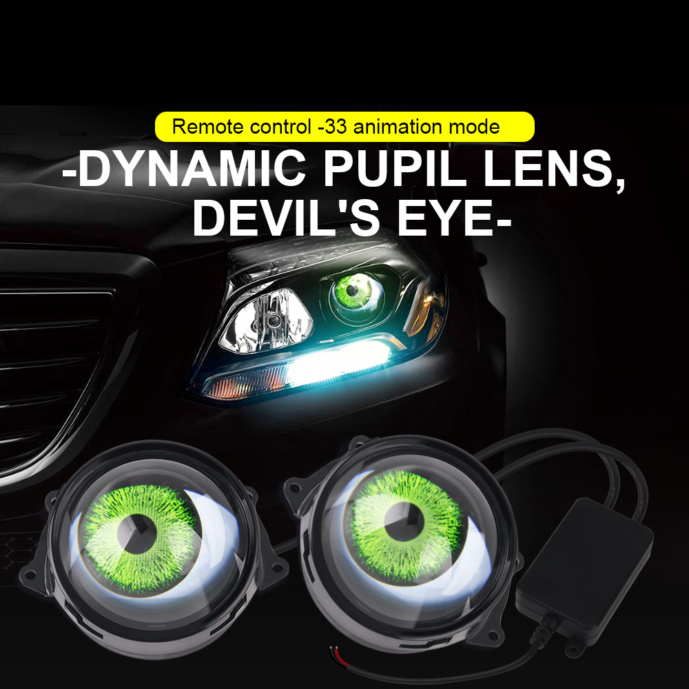Devil's Eye Car LED Headlight  - Smart Home Logo review and price