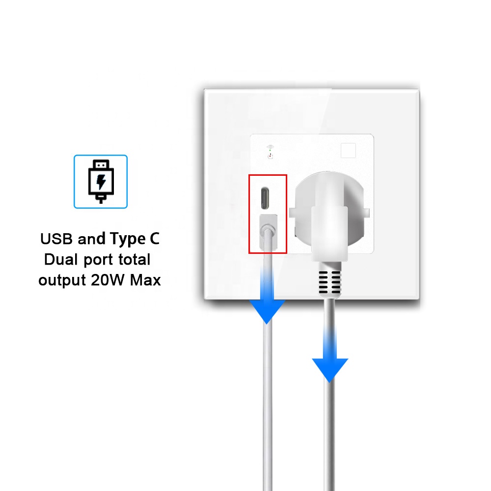 New Smart Home Wall Socket EU  - Smart Wall Socket review and price