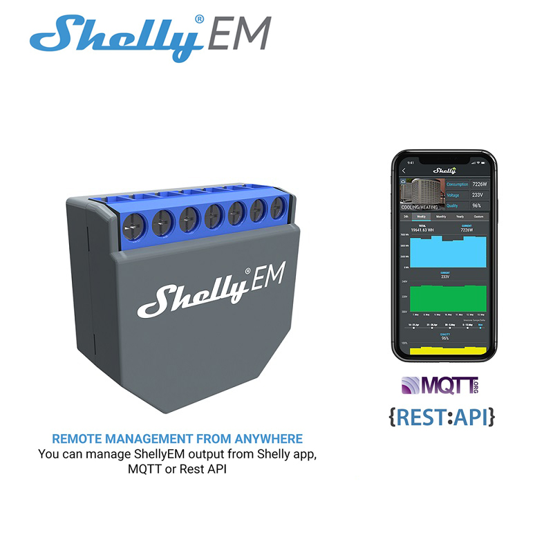 SHELLY EM Wifi Smart Life Cont - Smart Home Wifi review and price