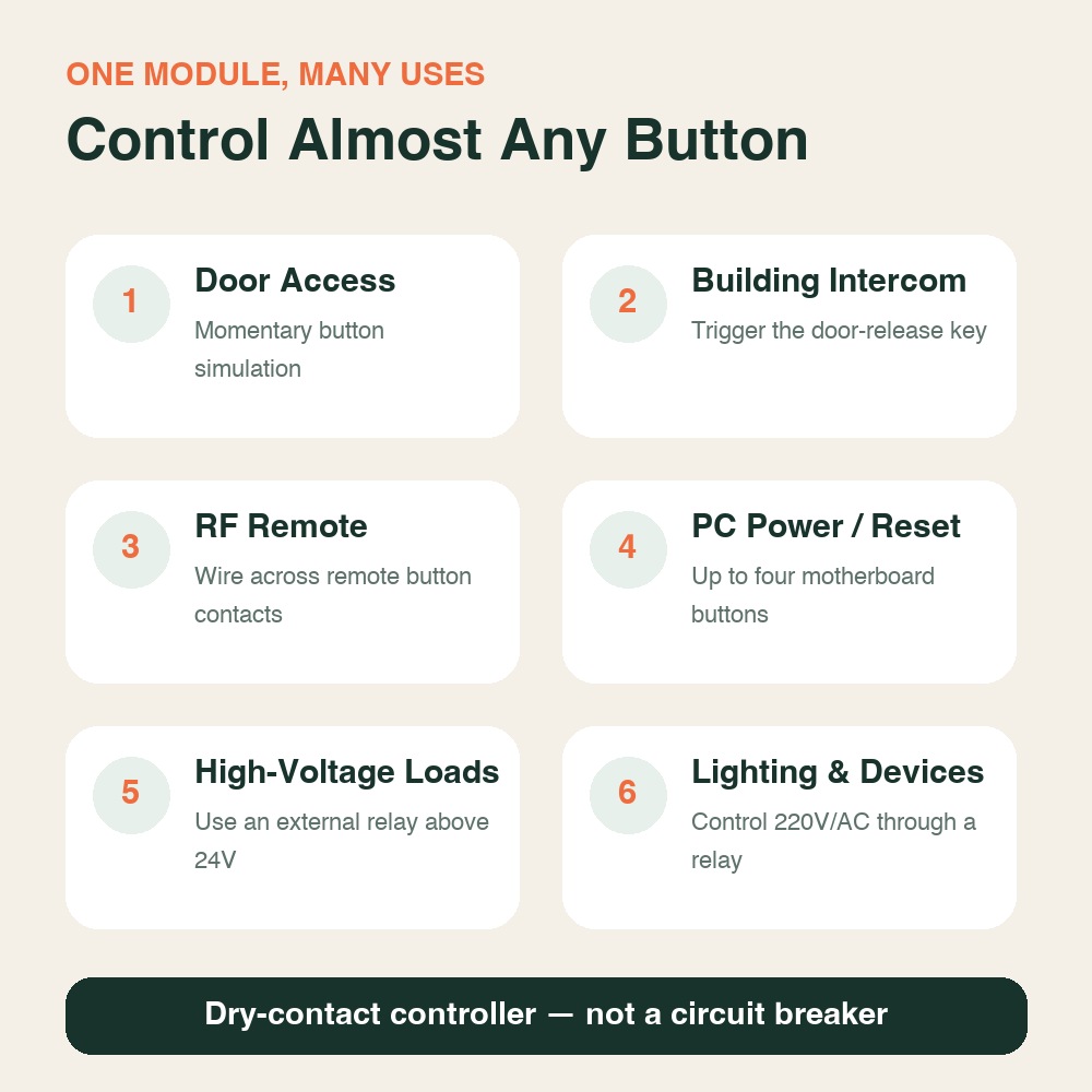 4CH Smart Dry Contact Switch C - Smart Home Hub Samsung review and price