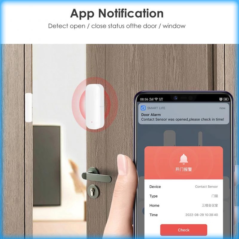 Tuya Wi-Fi Smart Door And Wind - Smart Home Blog review and price