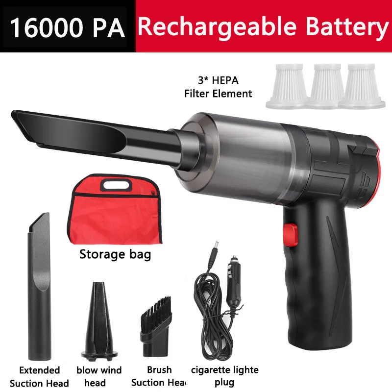 16000PA Powerful Suction Car H - Smart Home Interior review and price