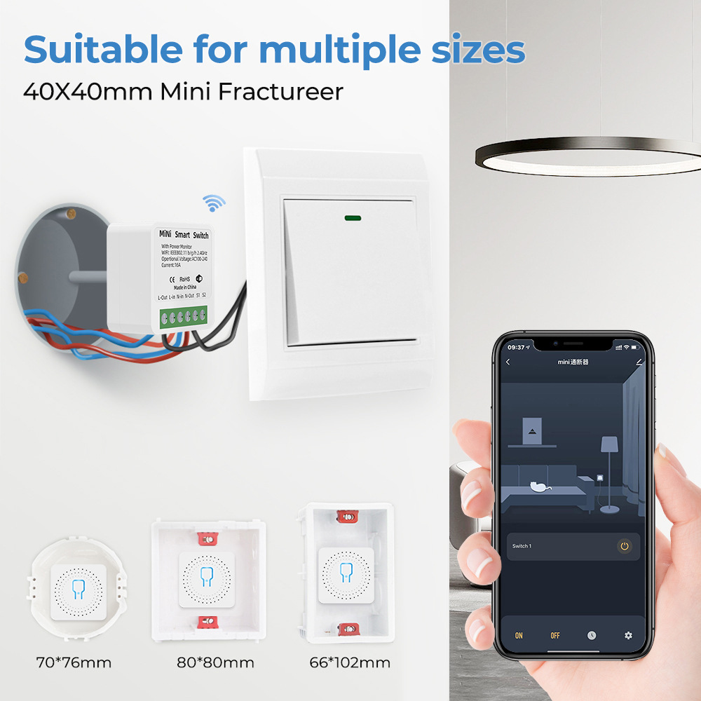 16A Tuya WiFi Smart Switch 2-w - Smart Home Energy Monitor review and price