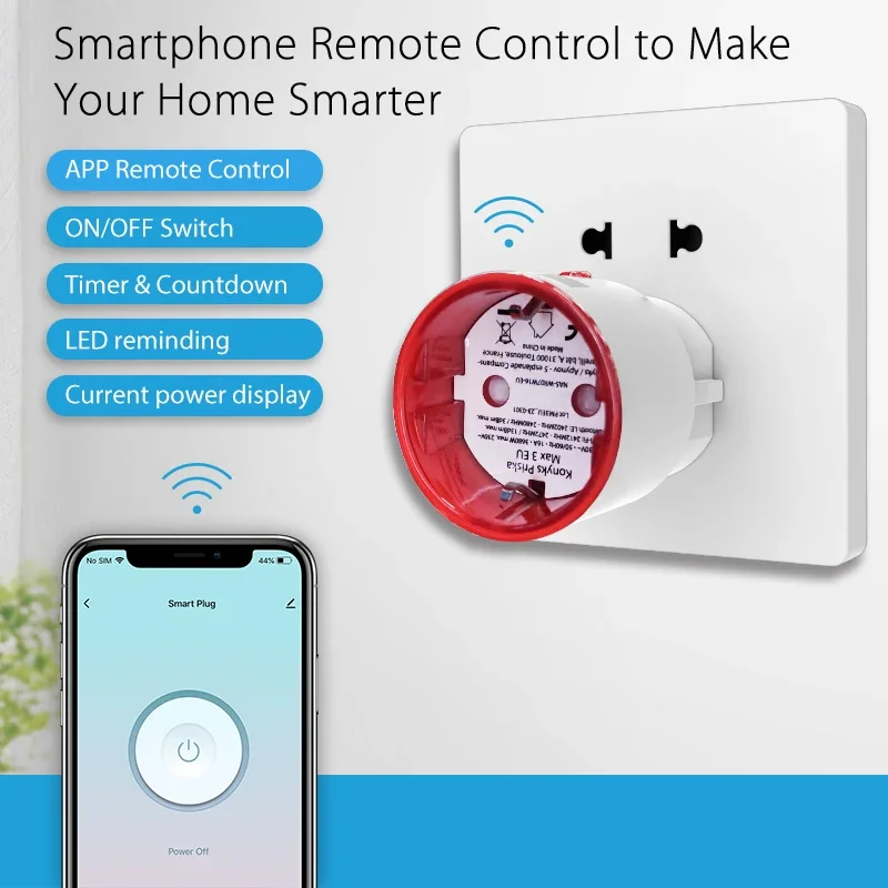 Tuya WiFi Smart Plug Socket EU - Smart Wall Socket review and price
