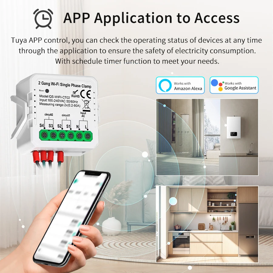 Tuya Smart WiFi Solar Power En - Smart Home Energy Monitor review and price