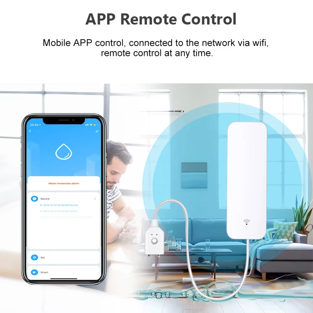 ZigBee WiFi Water Leak Sensor  - Smart Home Blog review and price
