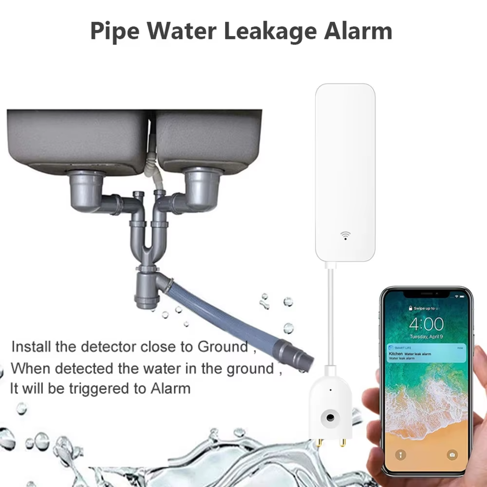 ZigBee WiFi Water Leak Sensor  - Smart Home Blog review and price