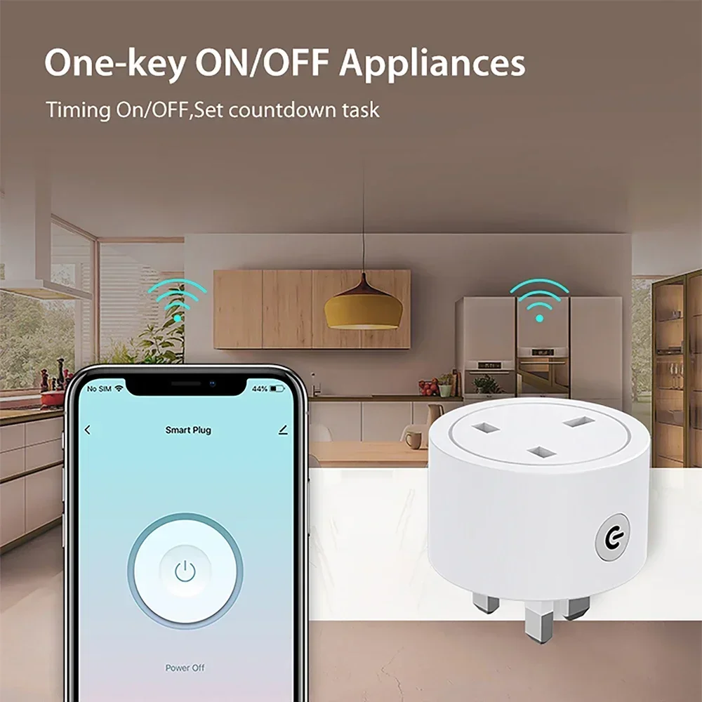 Zigbee Smart Plug 16A UK Socke - Smart Home Energy Monitor review and price