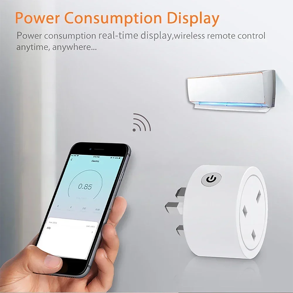 Zigbee Smart Plug 16A UK Socke - Smart Home Energy Monitor review and price