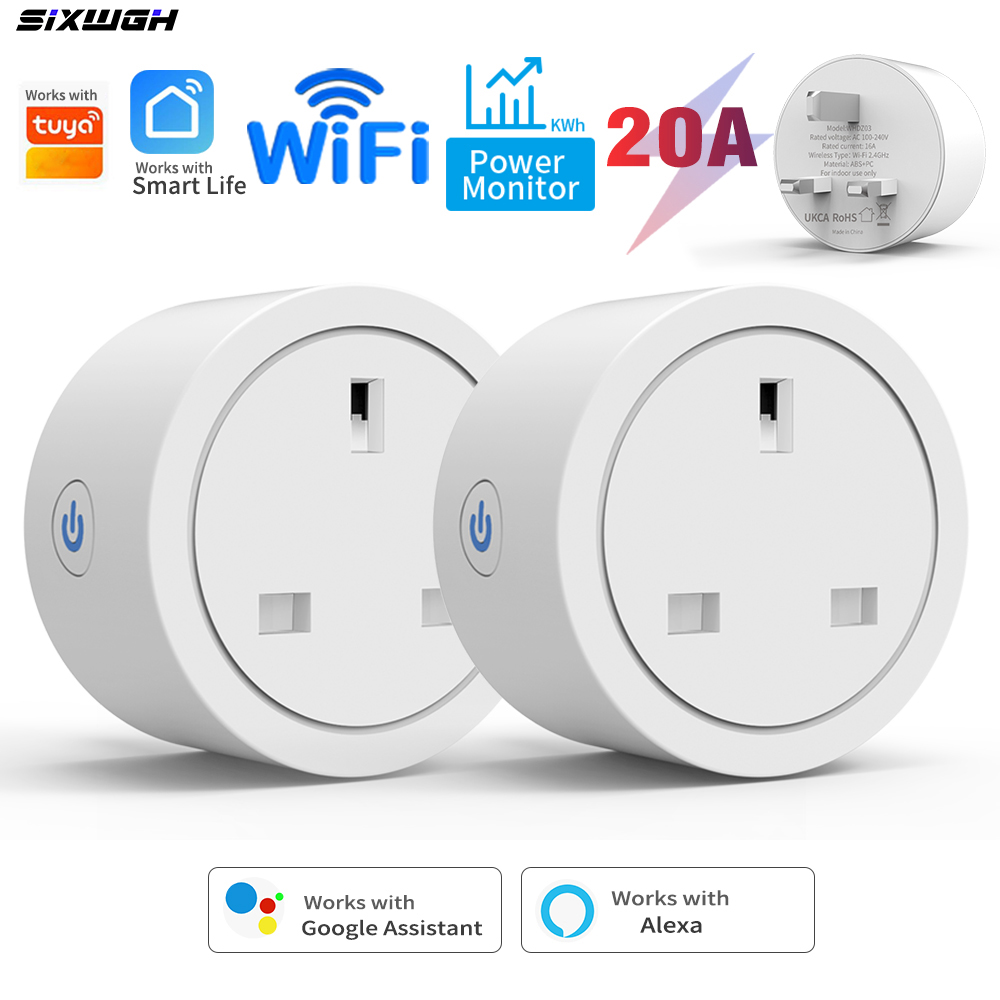 20A Tuya WiFi Smart UK Plug So - Smart Home Energy Monitor review and price