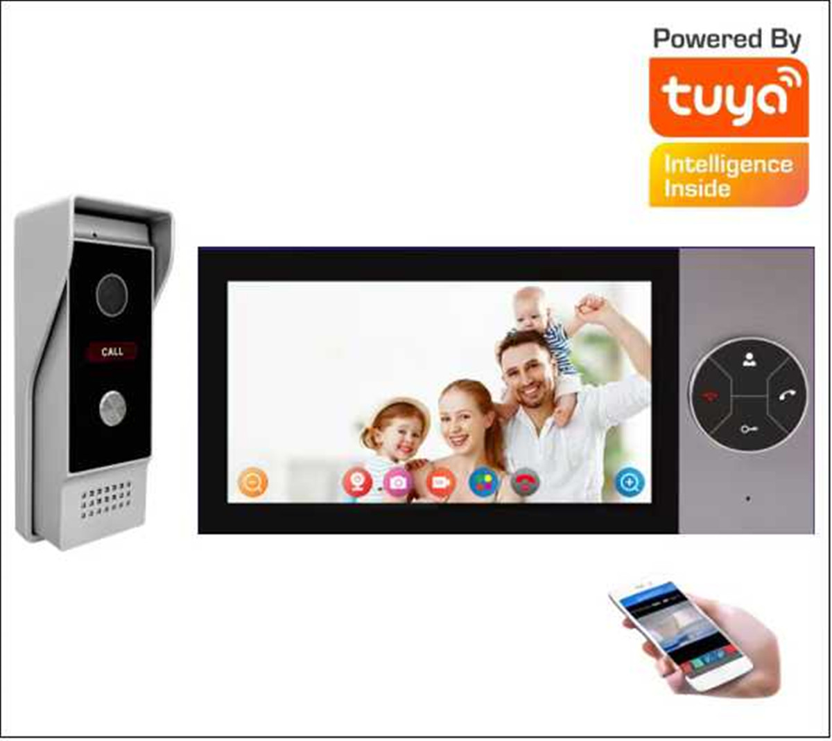 7 Inch IPS Screen 2MP Tuya APP - Wifi Doorbell Camera review and price