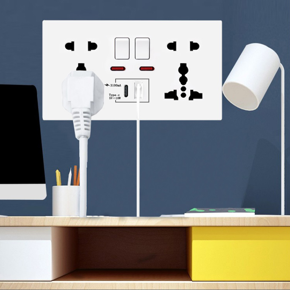 18W Type-C Fast Charge Wall Ou - Smart Wall Socket review and price