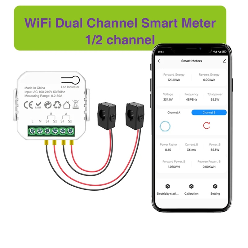 Tuya Wifi Smart Power Meter wi - Smart Home Wifi review and price