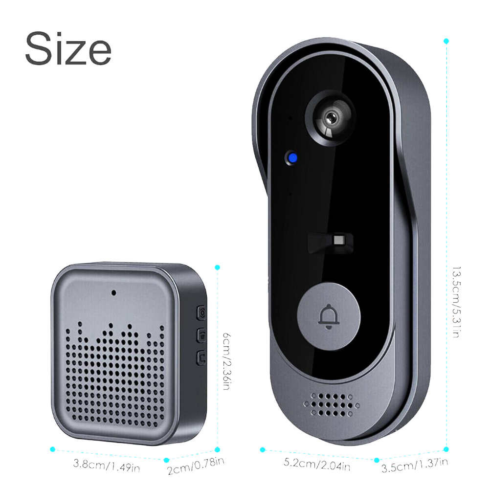 Tuya APP 170Degree Wide Angle  - Wifi Doorbell Camera review and price
