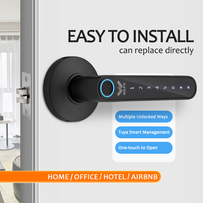 WAFU 016 Fingerprint Smart Doo - Airbnb Smart Home review and price
