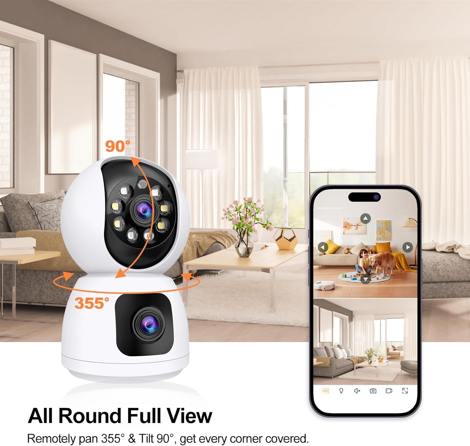 ANSVICAM Tuya Smart 4K 8MP Dua - Smart Home Battery Camera Ezviz review and price