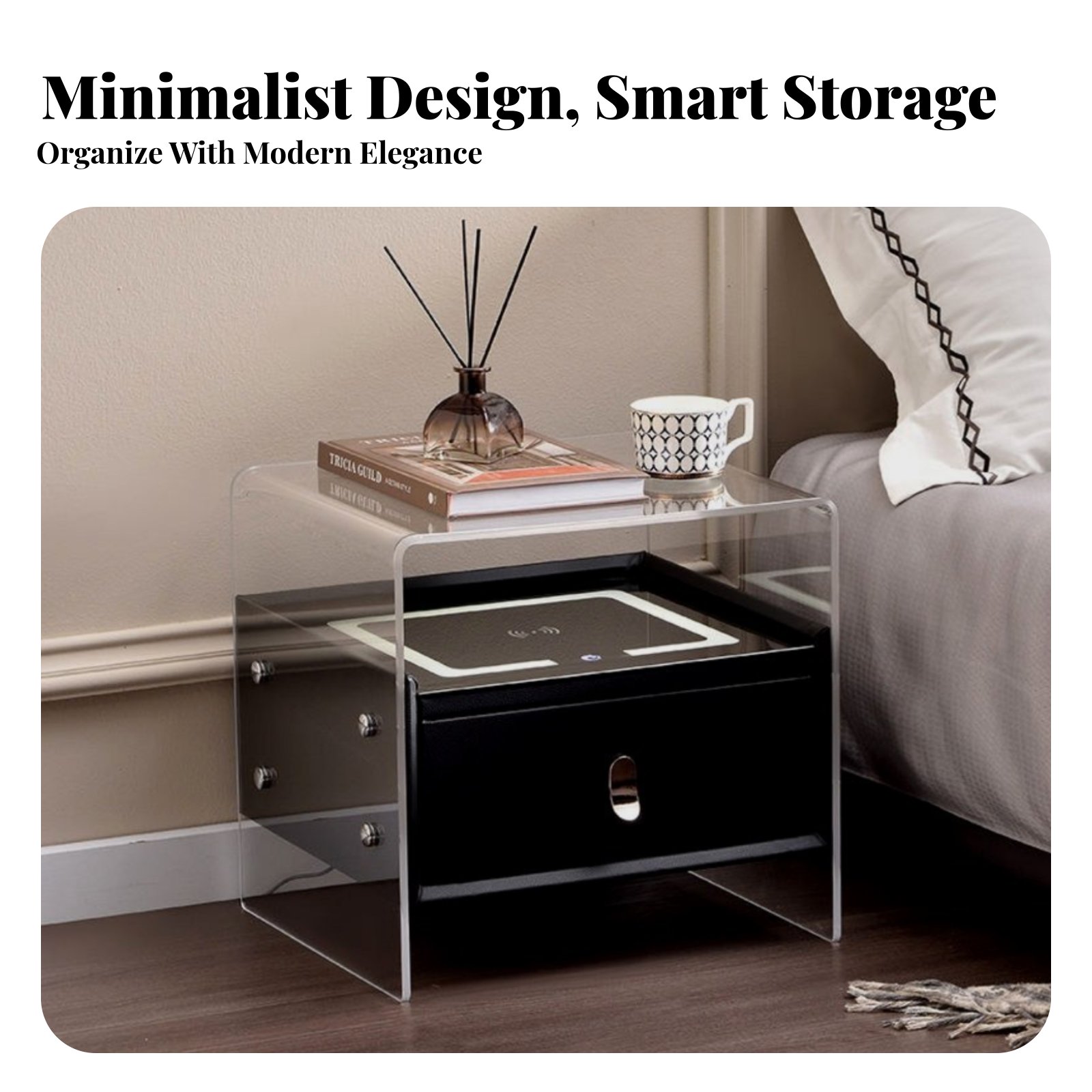 Transparent Frame Smart Table  - Smart Home Interior review and price