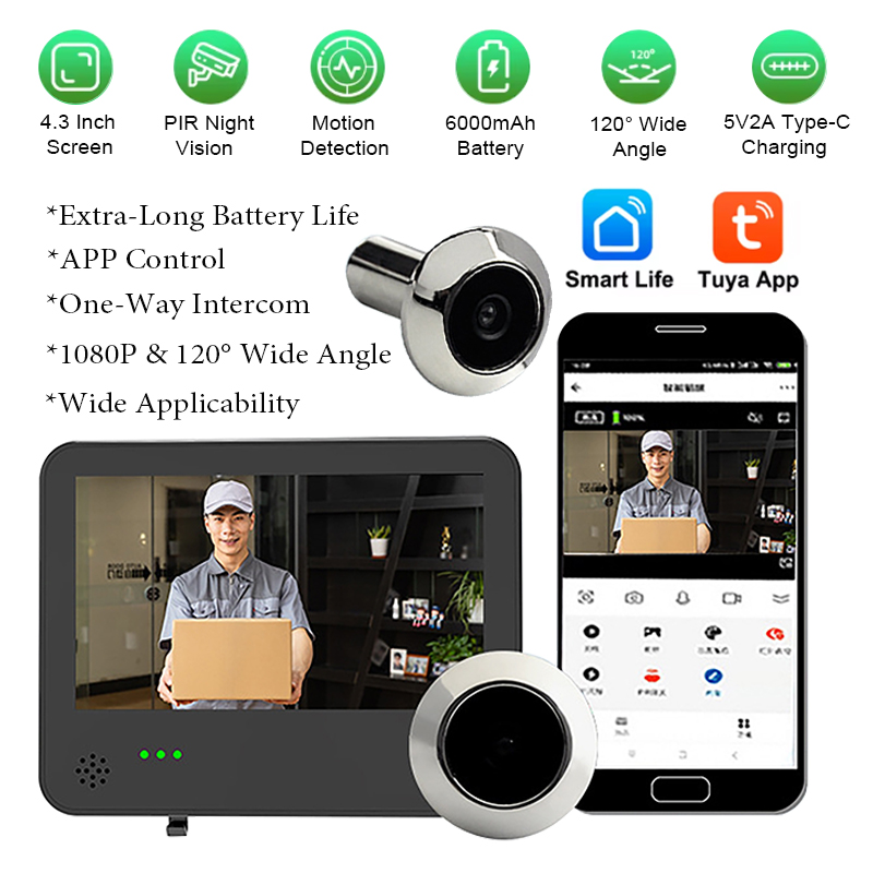 Tuya Smart WIFI Video Doorbell - Wifi Doorbell Camera review and price