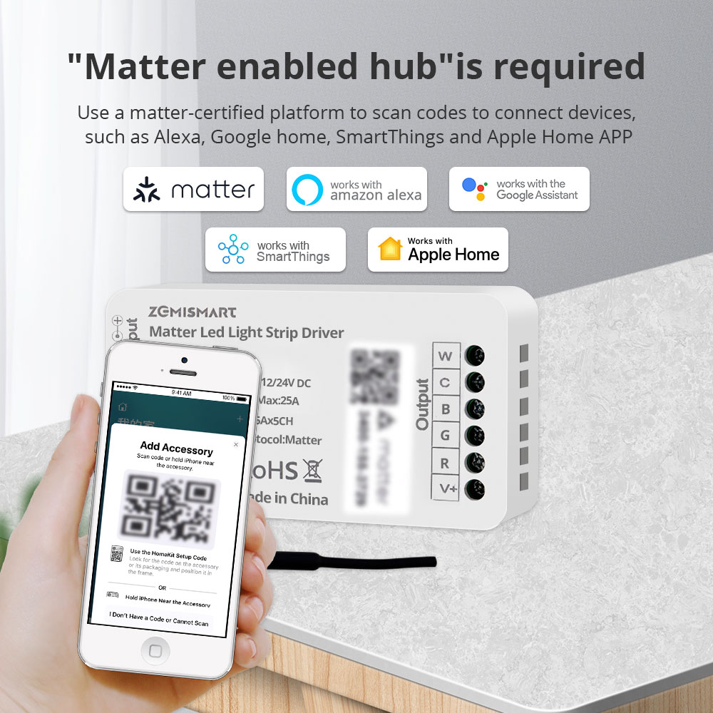 Zemismart Matter Led Light Str - Smart Home Group review and price