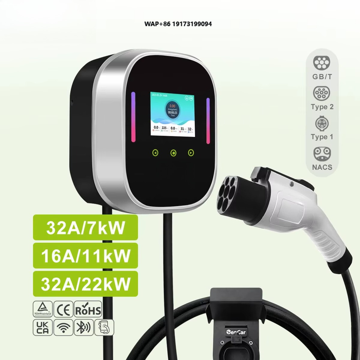 Smart EV Charger Wallbox 22kW  - Smart Home Wifi review and price