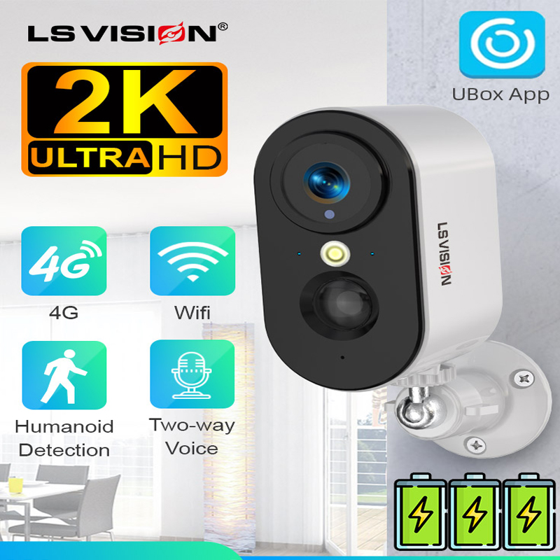 LS VISION 2K 5MP 4G SIM Card C - Smart Home Battery Camera Ezviz review and price