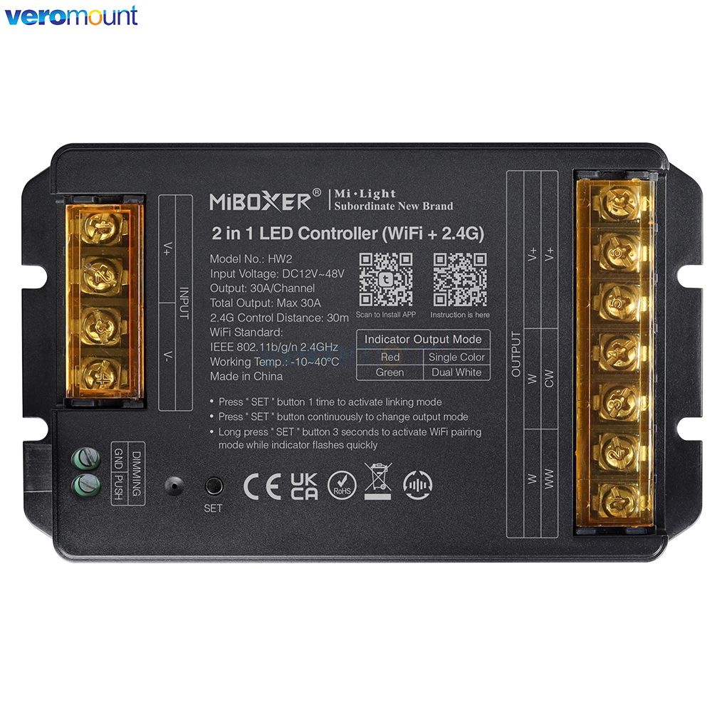MiBoxer HW2 HR2 HZ2 2 in 1 HR5 - Wifi Led Dimmer review and price