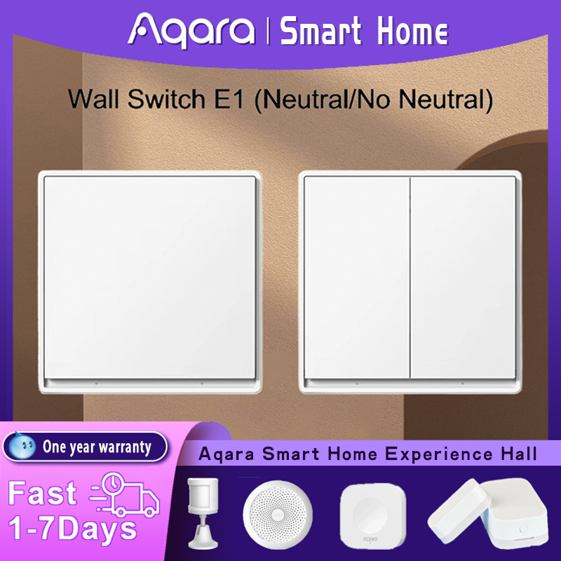 Original Aqara Wall Switch E1  - Smart Home Group review and price