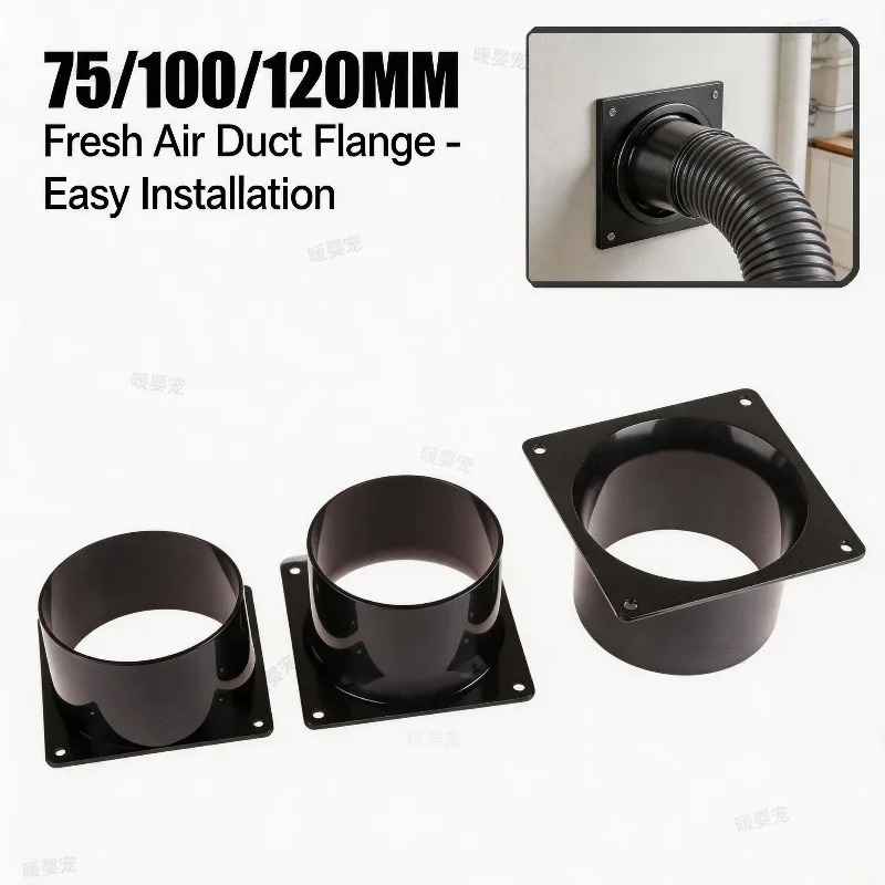 75/100/120MM ABS Wall Flange C - Smart Home Ventilation review and price