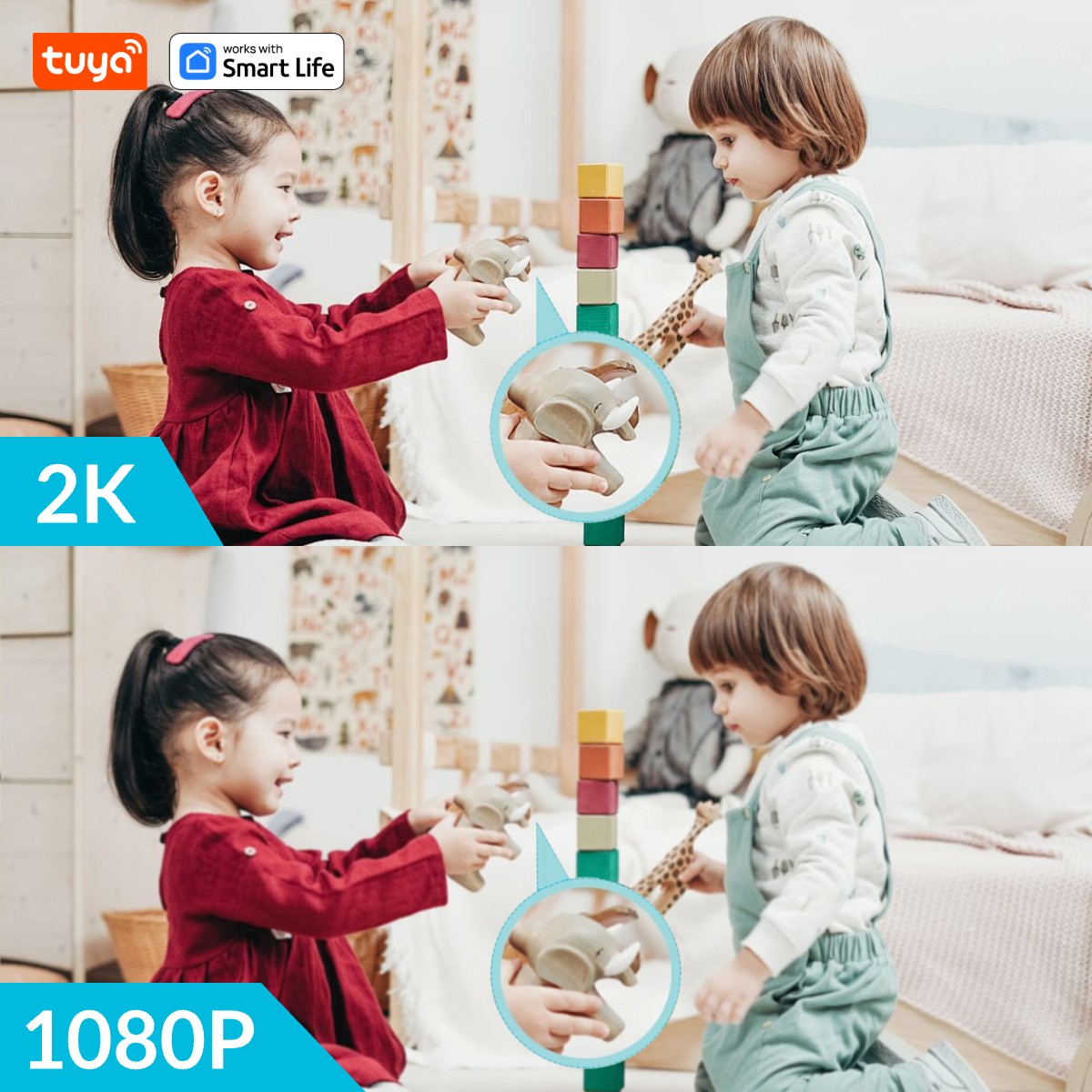 Tuya Smart 3MP HD Indoor Home  - Smart Home Battery Camera Ezviz review and price